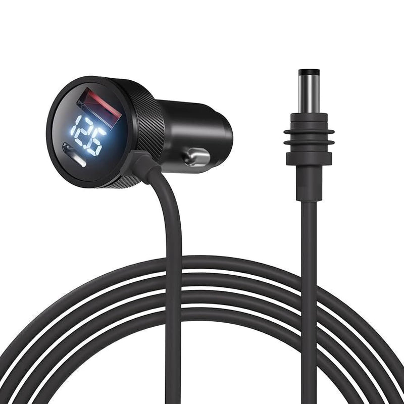 Cabo 12v Starlink mini com Voltímetro e USB e USB-C