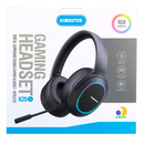 Headset Gamer Bluetooth Rgb Microfone Removivel K25 Preto