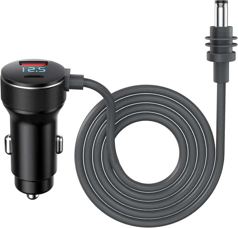 Cabo 12v Starlink mini com Voltímetro e USB e USB-C